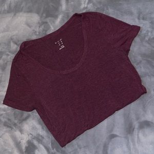 Burgundy Tee